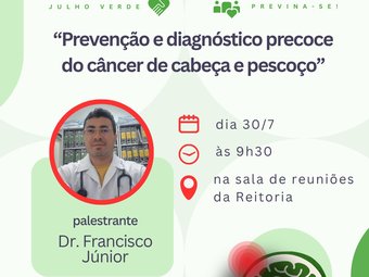 Prevenção e diagnostico de câncer de cabeça e pescoço