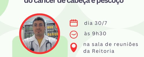 Prevenção e diagnostico de câncer de cabeça e pescoço