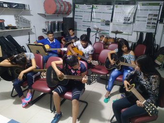 Projeto de extensão "Práticas Musicais" no Campus Amajari - Ft Divulgação