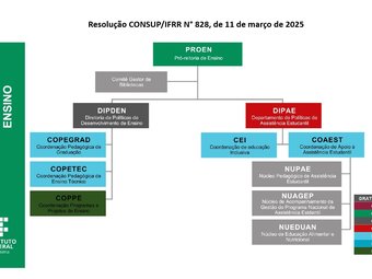 Resolução 828 CONSUP-IFRR - Organograma Institucional
