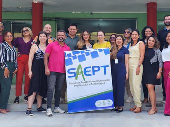 Delegação do IFRR, no Saept.