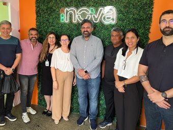 Equipe gestora do IFRR, em visita ao espaço de inovação do Ifam