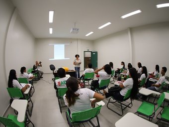 Sala de aula no CAB/IFRR