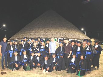 Solenidade formatura do curso em EAD na comunidade Enseada - Ft Nenzinho Soares IFRR (4)