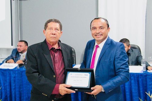 Professor Sterfson Barros e o vereador Kleudison Wanderley
