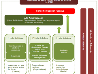 Linhas de Defesa/Instâncias de Supervisão do IFRR