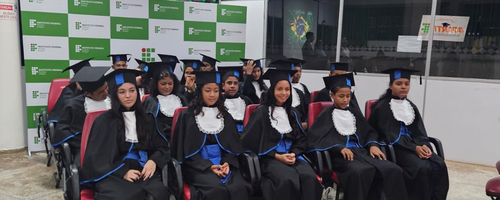 Concluintes da turma do Partiu IF, ofertado no Campus Amajari - IFRR