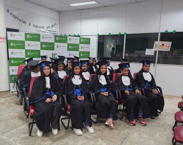 Concluintes da turma do Partiu IF, ofertado no Campus Amajari - IFRR