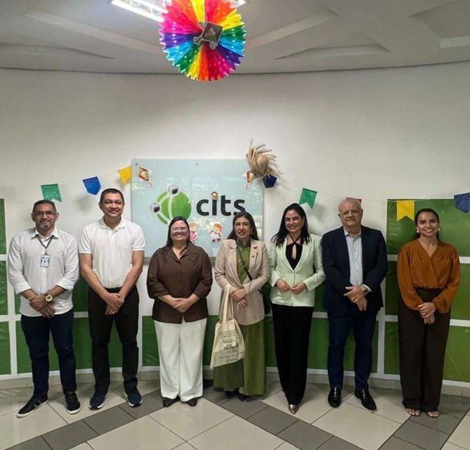 Comitiva do CBV durante visita técnica em Manaus - Ft Divulgação