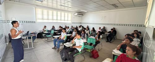 Visita da equipe da Escola Virtual do IFRR no Campus Amajari