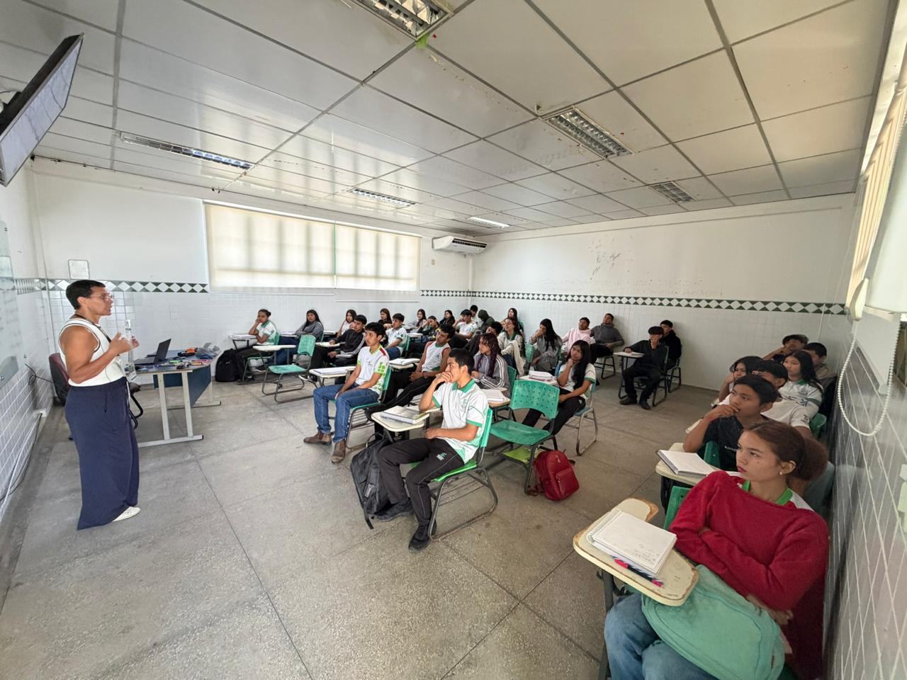 Visita da equipe da Escola Virtual do IFRR no Campus Amajari