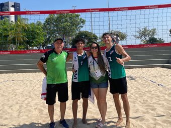 Vôlei de Praia Masculino campeão no JIFS ETAPA NORTE 2023 - Ft Divulgacao