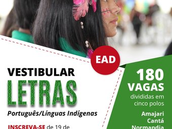 O curso terá duração de quatro anos, com 50% da carga horária ofertada na modalidade EAD e 50% na presencial
