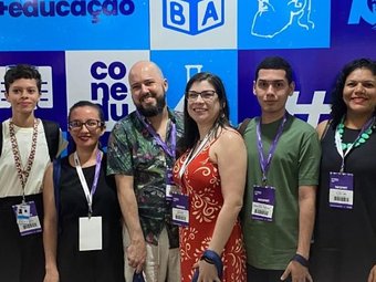 Parte da equipe do CBVZO no 10º Conedu