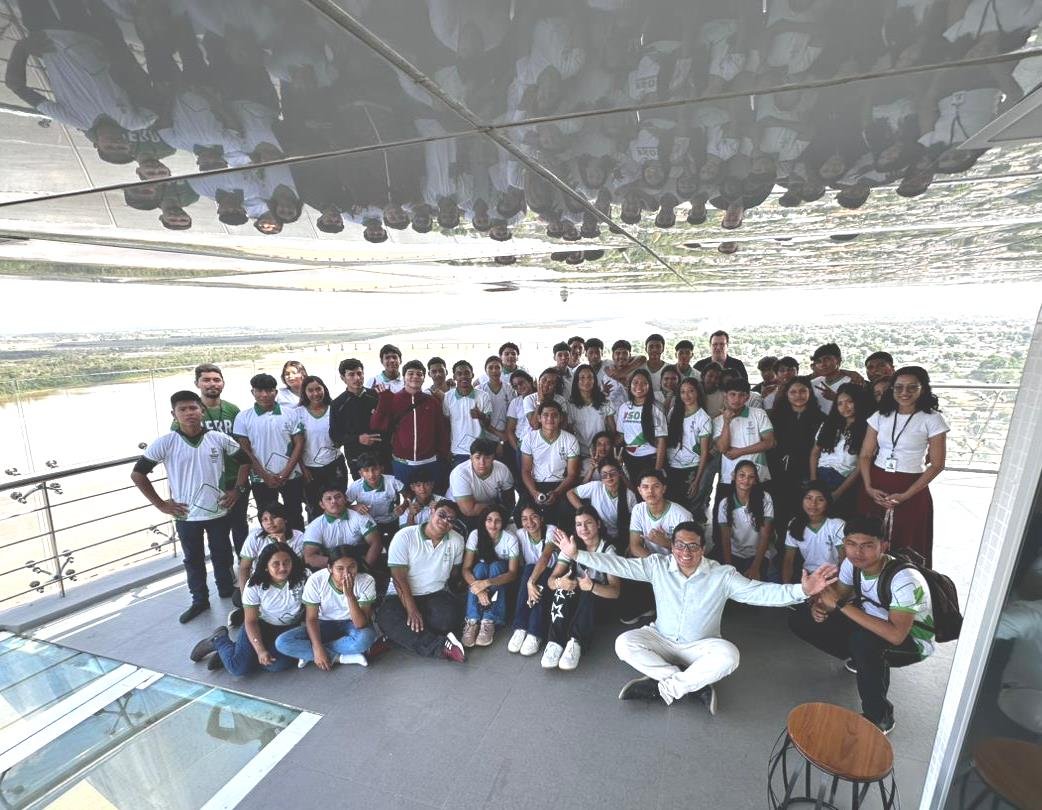 Equipe vencedora da gincana REEE no Campus Bonfim na visita ao Mirante Edileusa Lóz