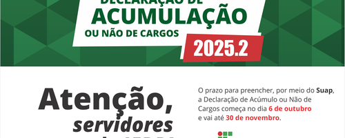 Acúmulo de Cargos 2025.2