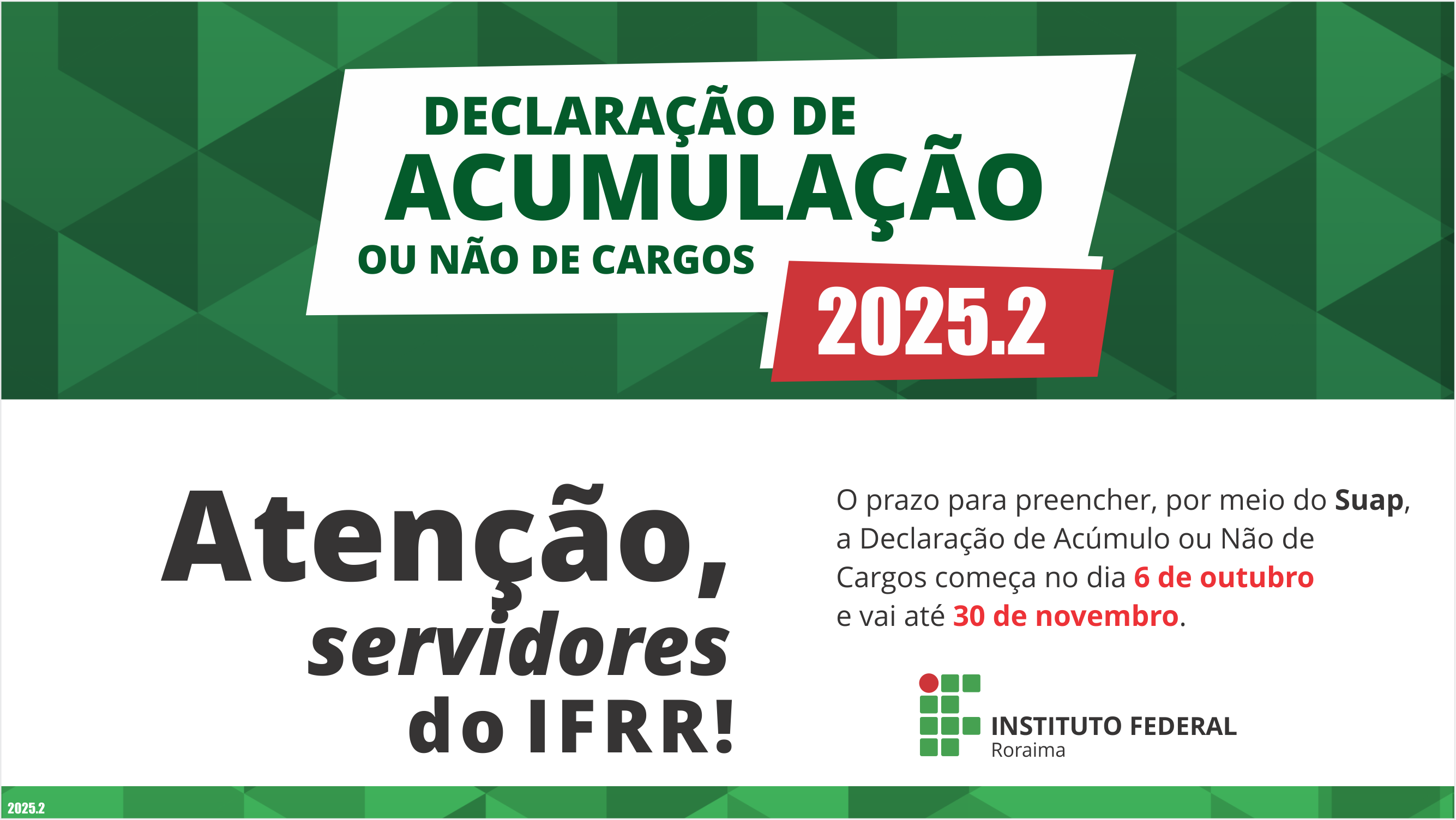 Acúmulo de Cargos 2025.2