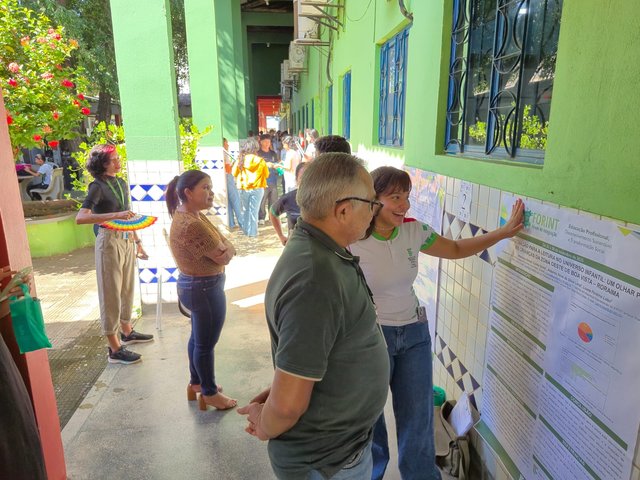 Apresentação de pôsters no Forint