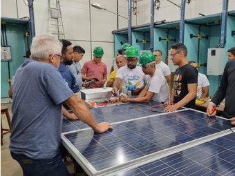 O Campus Boa Vista certificou 118 pessoas para operacionalizar sistemas de geração, transmissão e distribuição de energia elétrica renovável - Ft Divulgação