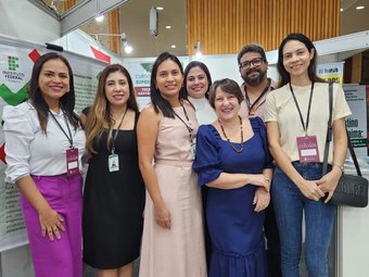 O IFRR conta com um stand na mostra tecnológica do evento