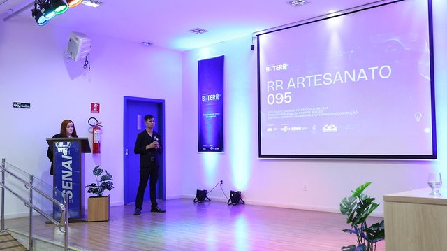 Apresentação do projeto 095 Artesanato representante do CBV