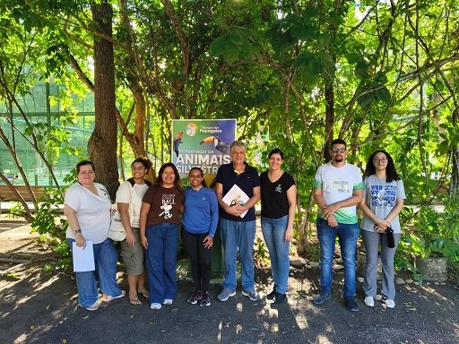Visita técnica ao Bosque dos Papagaios - foto: coordenação do curso