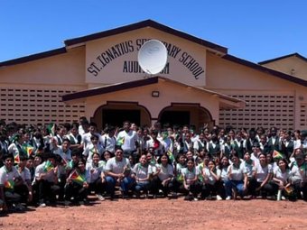 Visita à instituição educacinal em Lethem/Guiana